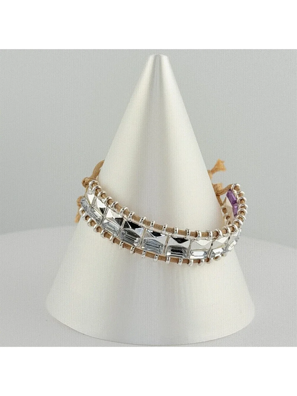 Bomb Party Single Stack Bracelet - on Silver Plating #163